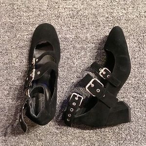 Rebecca Minkoff Mary Jean Buckle up Pumps. Sz 6M